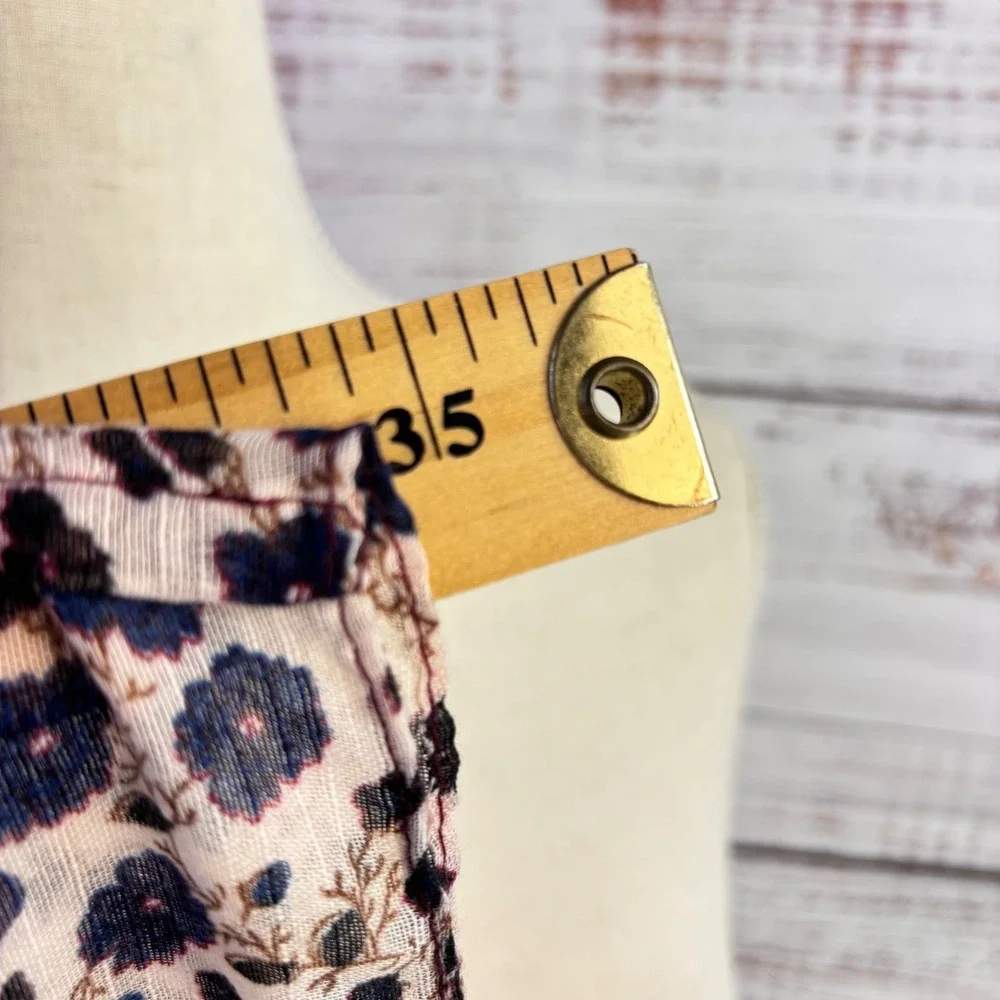 Cottagecore Boho Scarf Lulla Collection by Bindya OS Burgundy Floral Lightweight